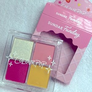 COLOURPOP Sundae Funday EYESHADOW QUAD PALETTE Boutique UNTOUCHED NWT ICE CREAM